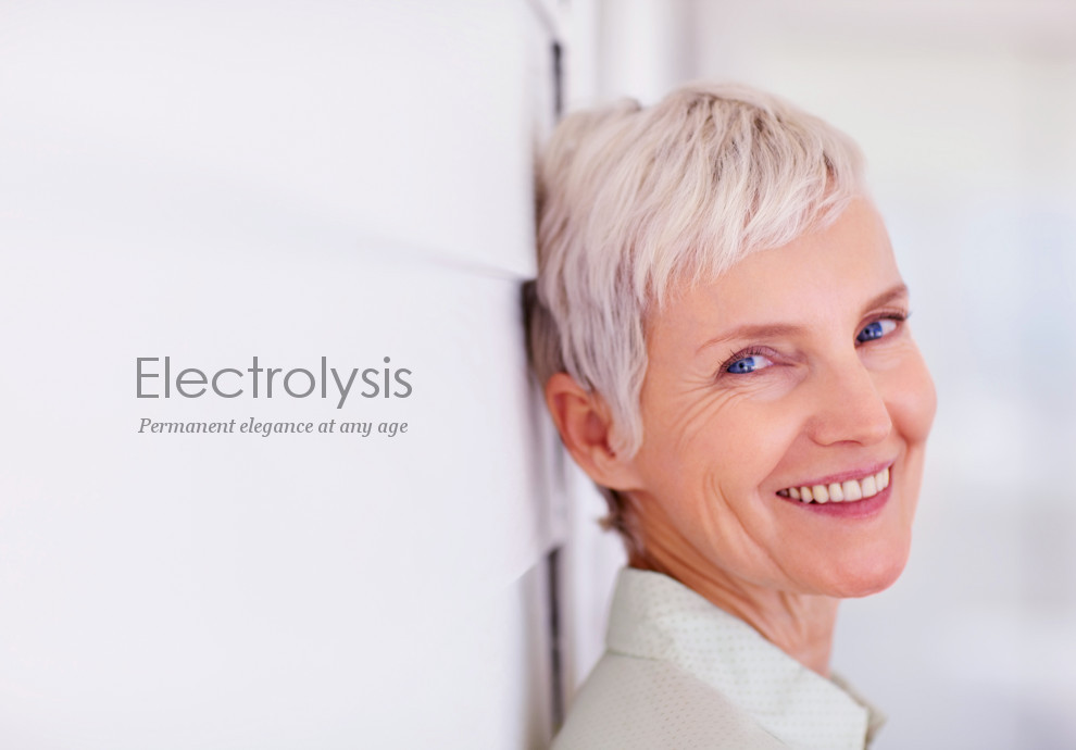 Electrolysis removes unwanted white hair, gray hair, red hair, and blonde hair